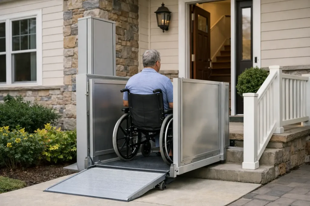 Choosing a Wheelchair Lift for Home Entrance