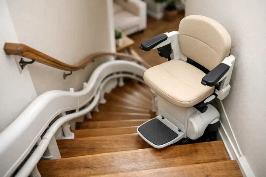 Curved Stairlift for Narrow Stairs: Will It Fit?