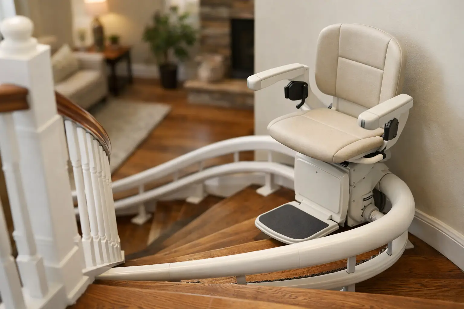 How to Choose a Curved Stairlift Rail for Home