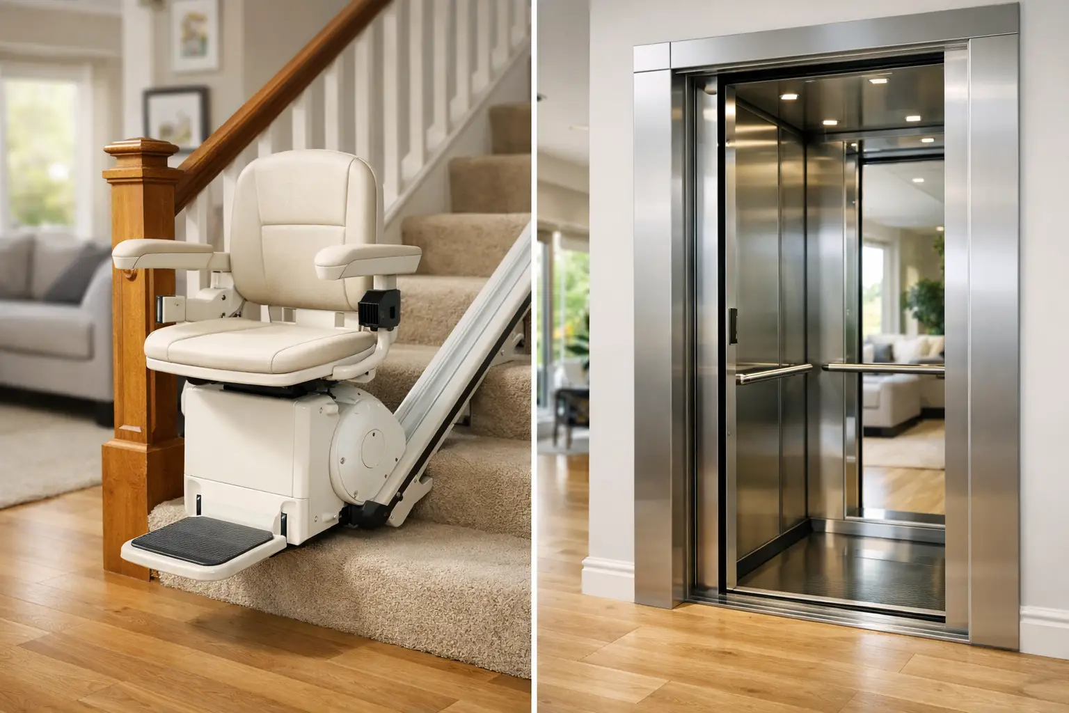 Stairlift Versus Residential Elevator for Your Home